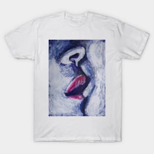 Lovers - Kiss In Midnight Blue T-Shirt